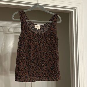Sezane leopard tank